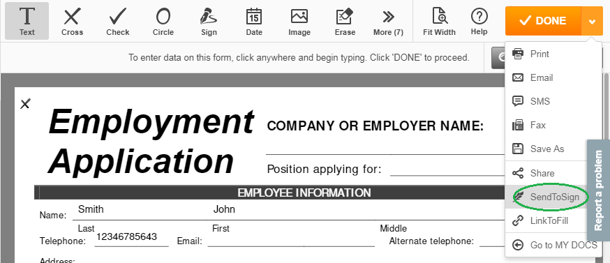 DaDaDocs integration with bpm’online account