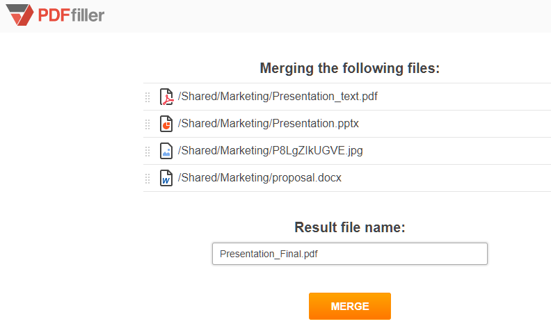 PDFfiller integration with Egnyte account