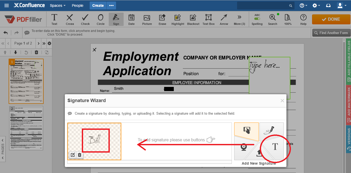 DaDaDocs Confluence integration