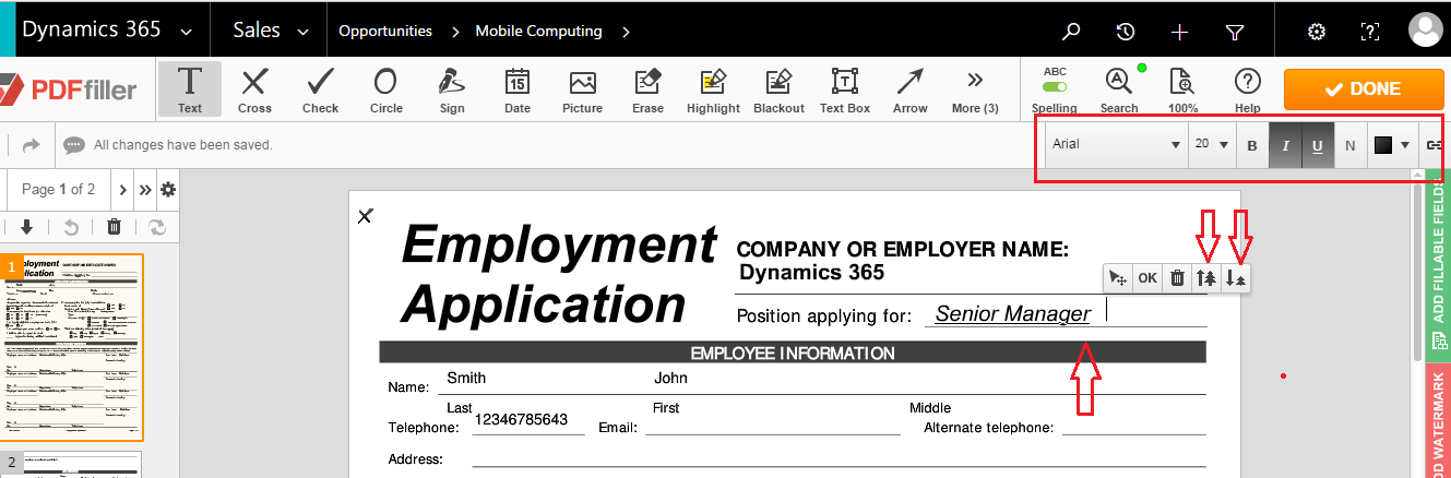 Integrate DaDaDocs with Dynamics 365