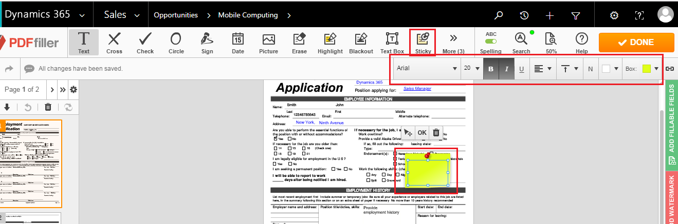 Integrate DaDaDocs with Dynamics 365