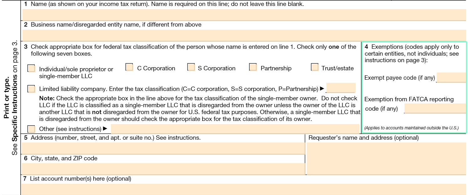 w9 tax form box 4