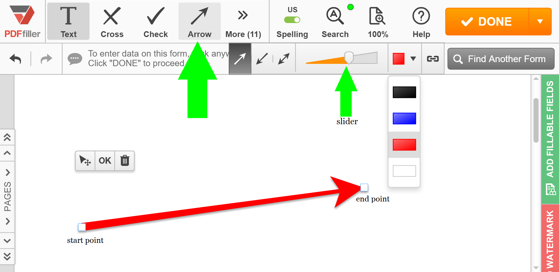 Draw Arrows In PDF. Search, Edit, Fill, Sign, Fax & Save PDF Online