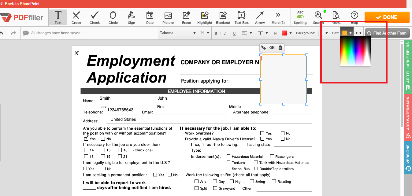 Integrate PDFfiller with SharePoint