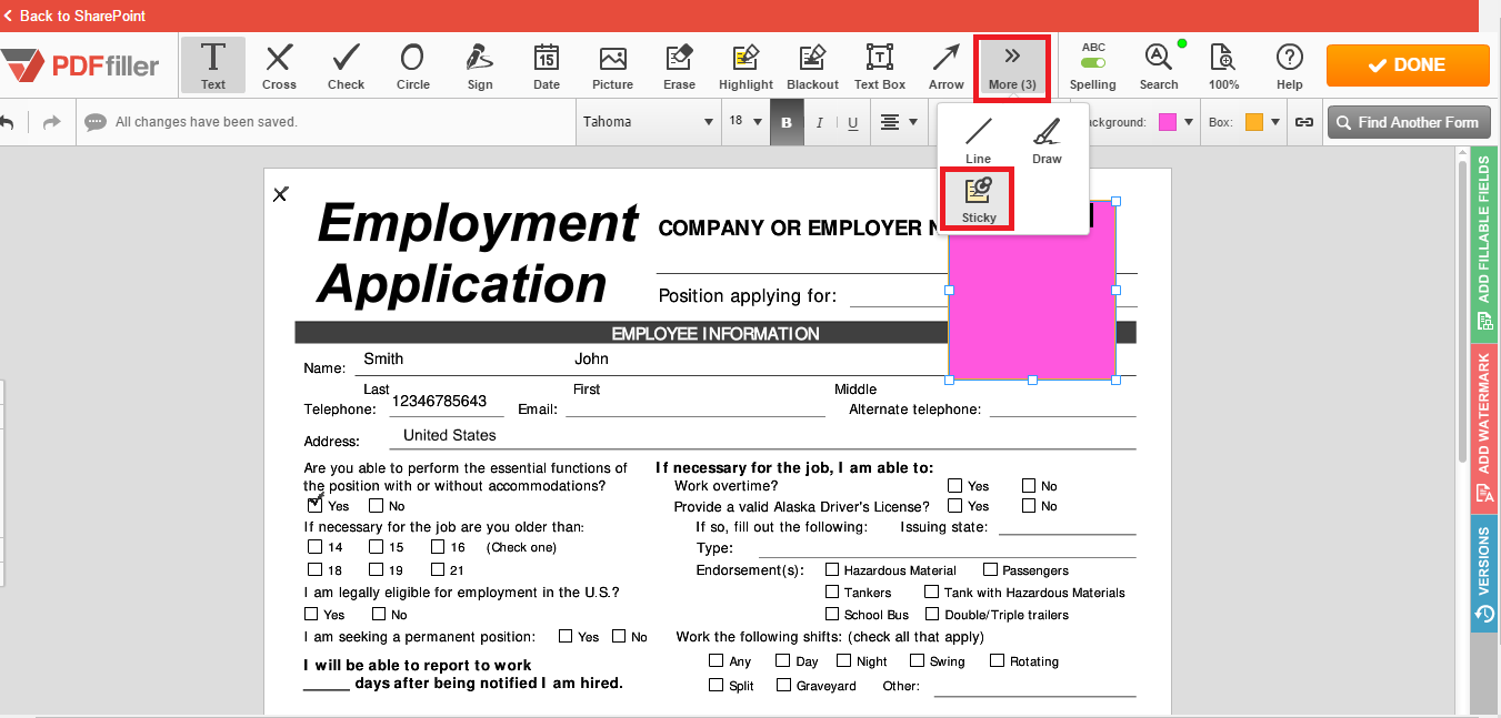 PDFfiller + SharePoint integration