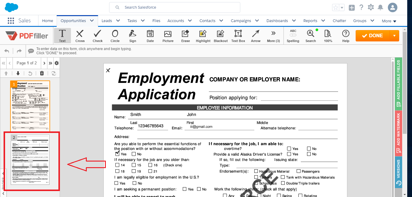 Integrate DaDaDocs with Salesforce