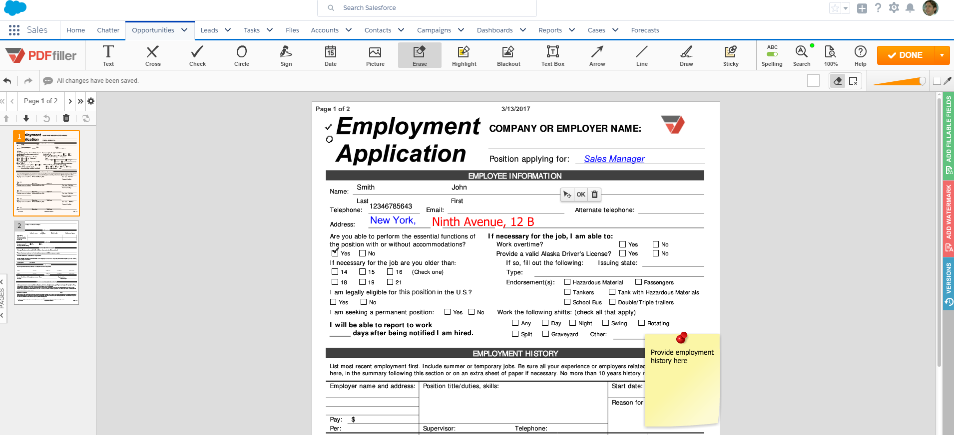 DaDaDocs for Salesforce