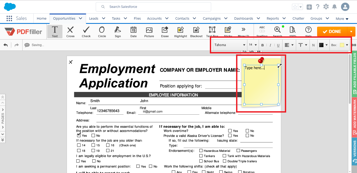 Integrate DaDaDocs with Salesforce