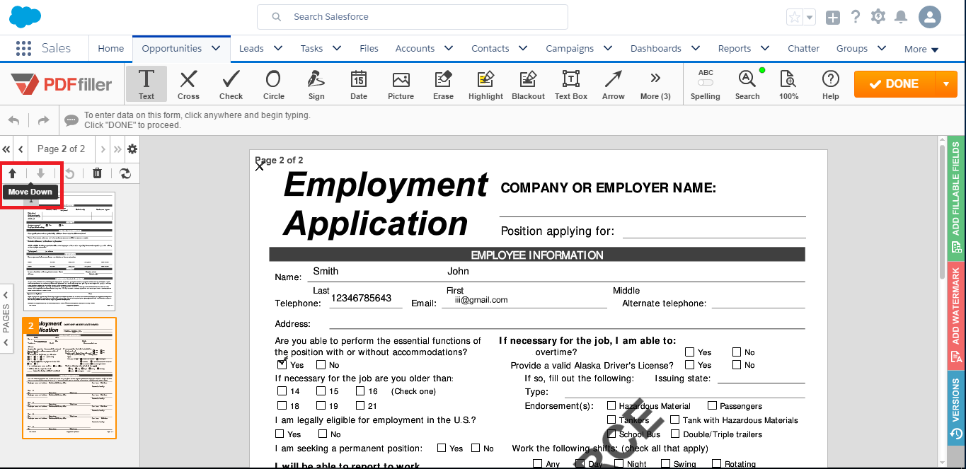 Integrate DaDaDocs with Salesforce