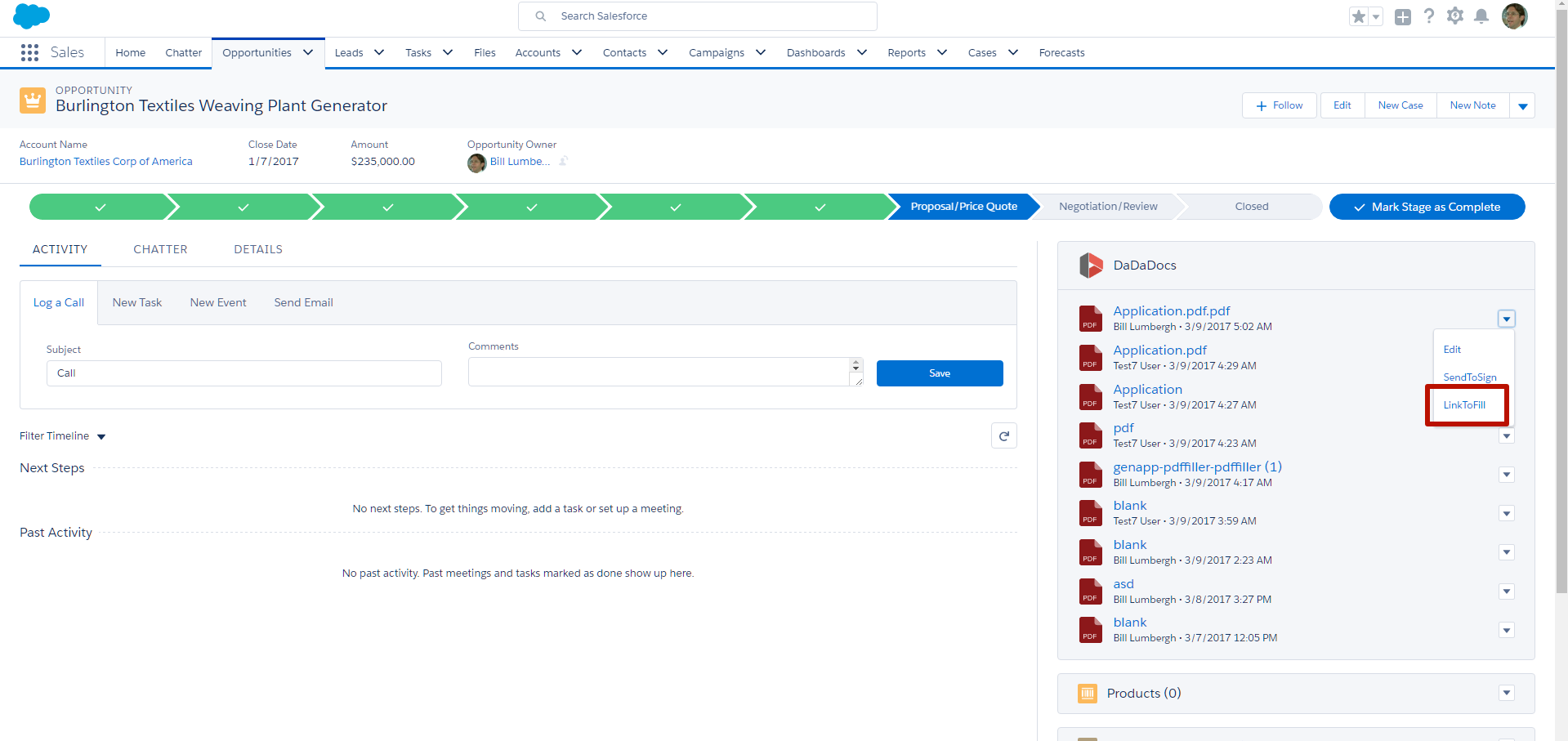 DaDaDocs for Salesforce