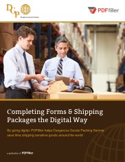 Completing forms and Shipping Packages the Digital Way
